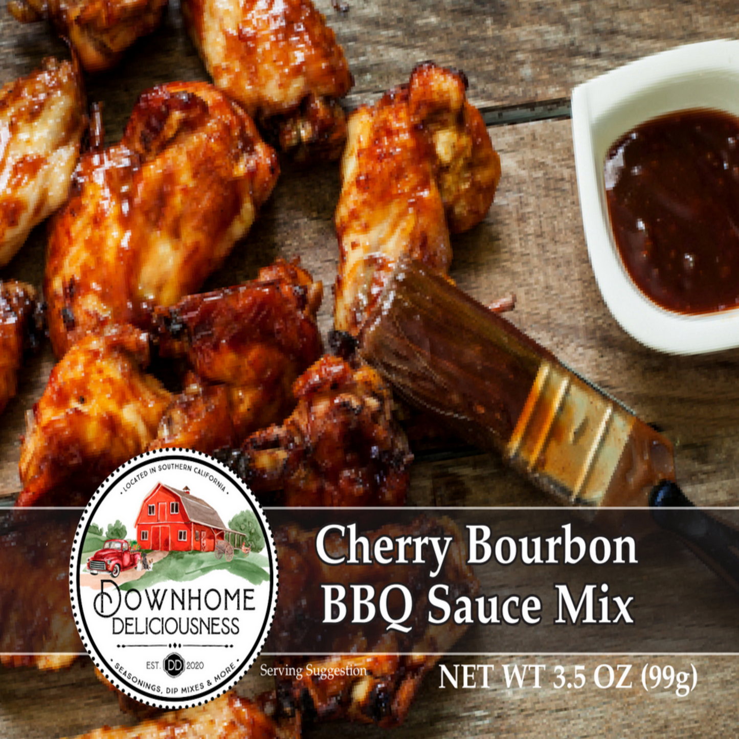 Downhome Deliciousness Cherry Bourbon BBQ Sauce