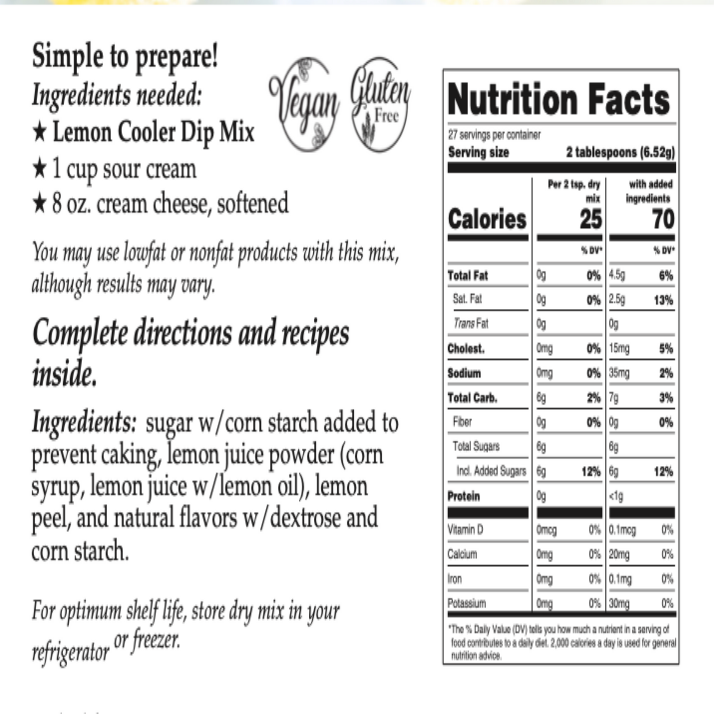 Downhome Deliciousness Lemon Cooler Dip