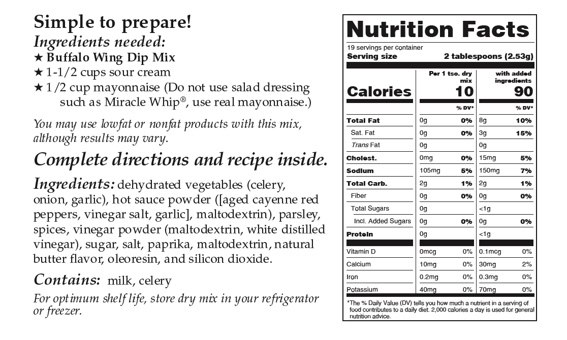 Downhome Deliciousness Buffalo Wing Dip