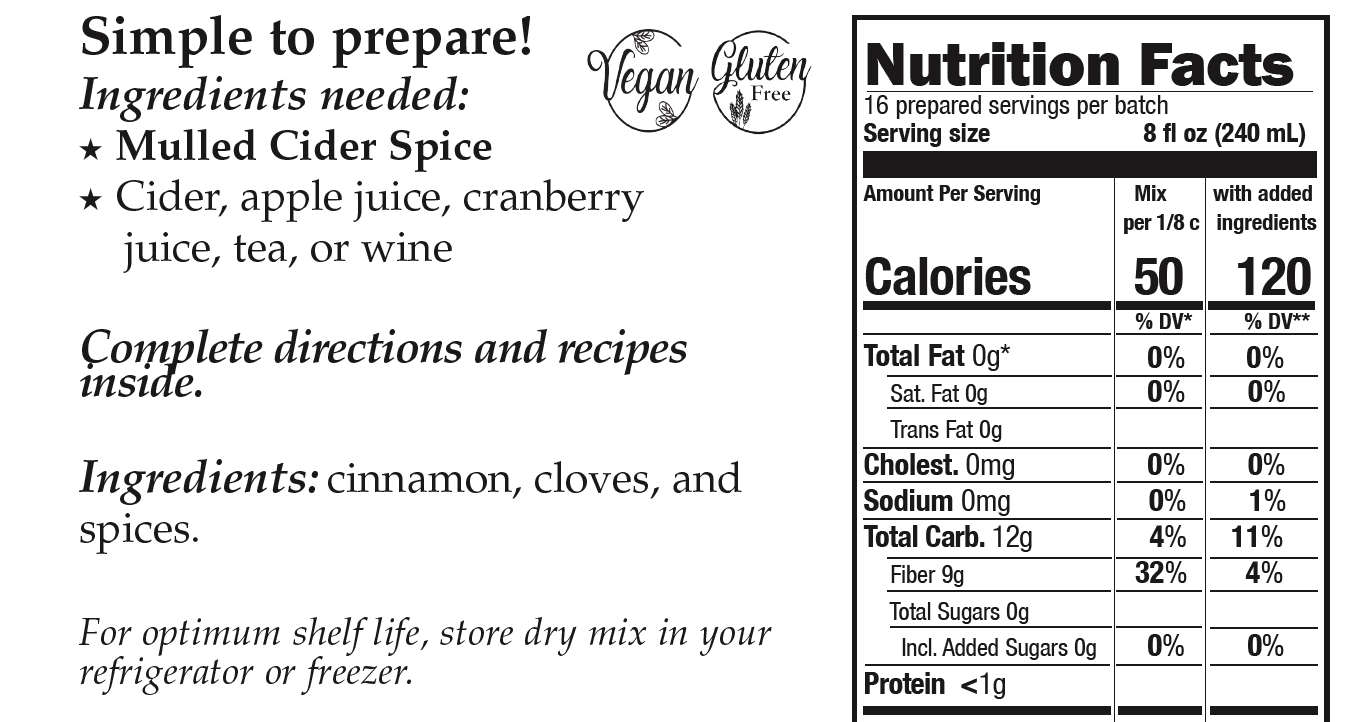 Downhome Deliciousness Mulled Cider Spice