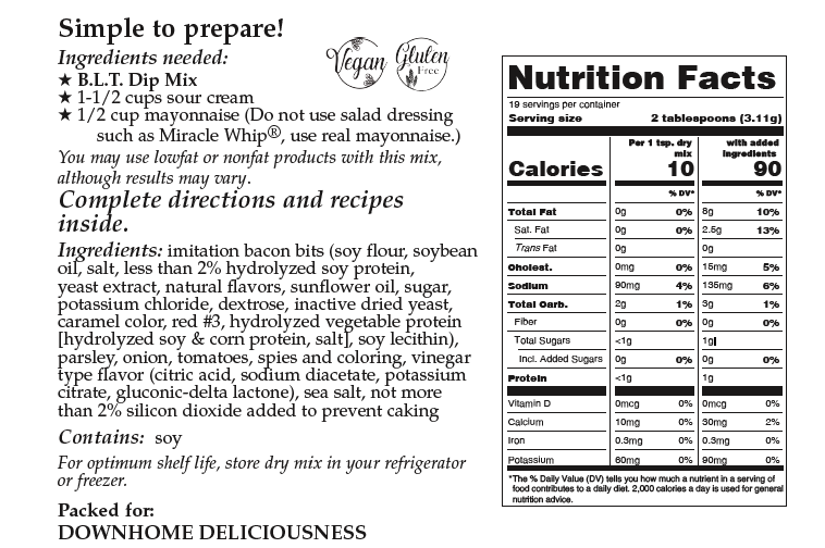 Downhome Deliciousness BLT Dip Mix