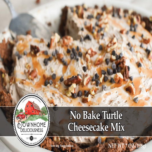 Downhome Deliciousness Turtle No-Bake Cheesecake Mix