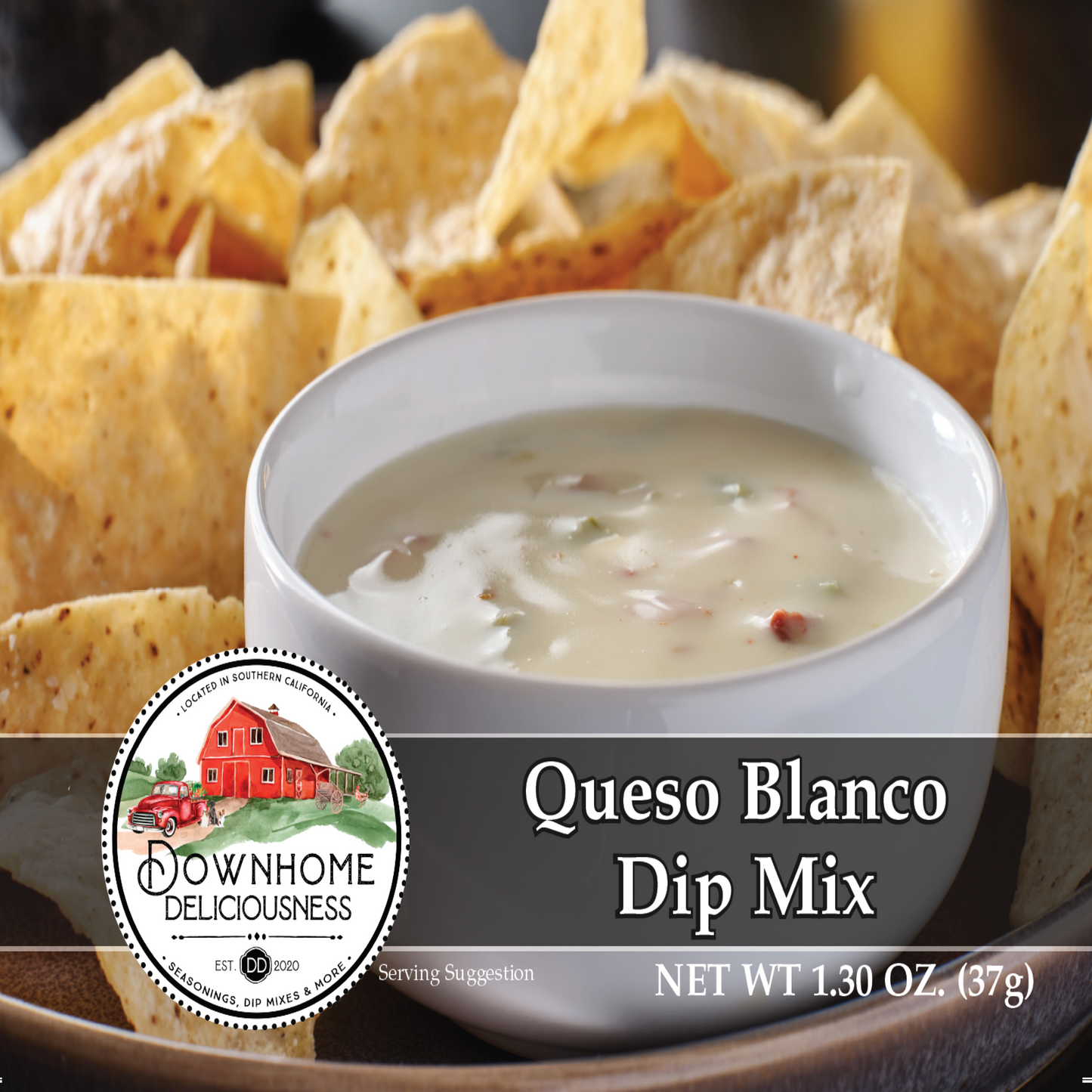 Downhome Deliciousness Queso Blanco Dip Mix - Coming Back July 2025